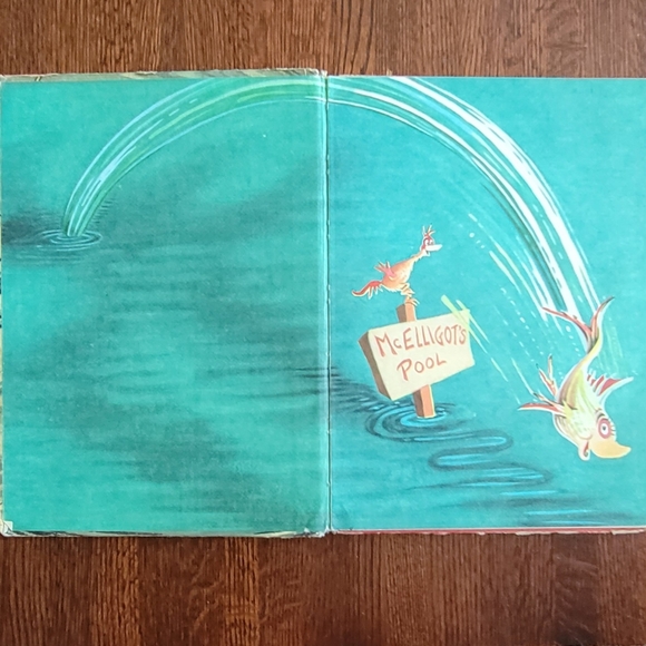 McElligot's Pool 1947 1st Edition Dr Seuss Random House Board Book ex Library - Picture 4 of 10